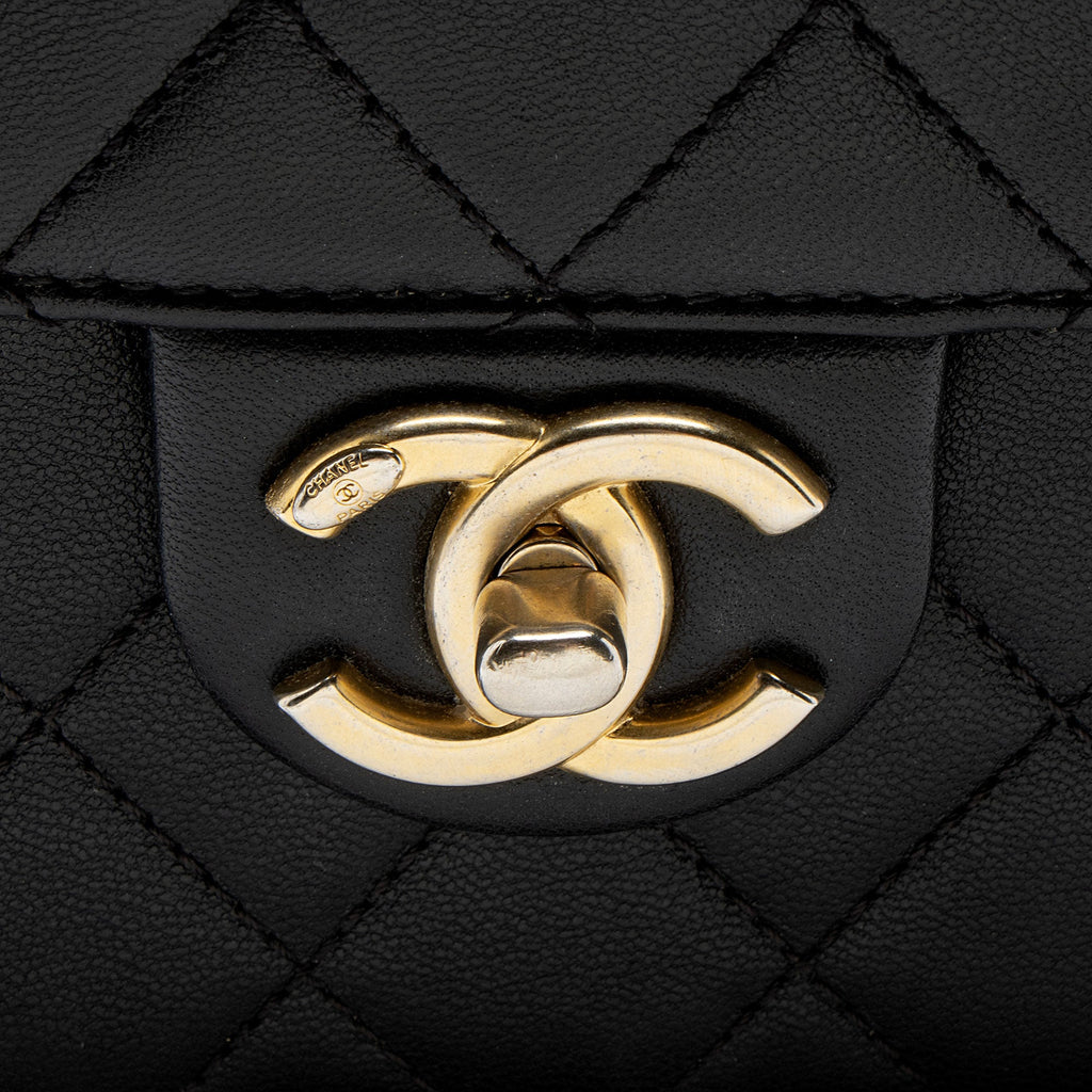 Chanel Lambskin Chic Pearls Small Vertical Flap Bag