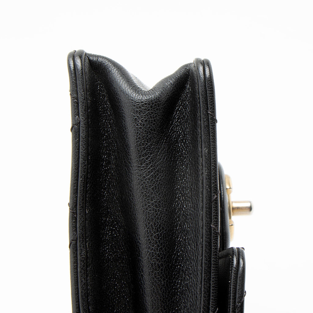 Chanel Lambskin Chic Pearls Small Vertical Flap Bag