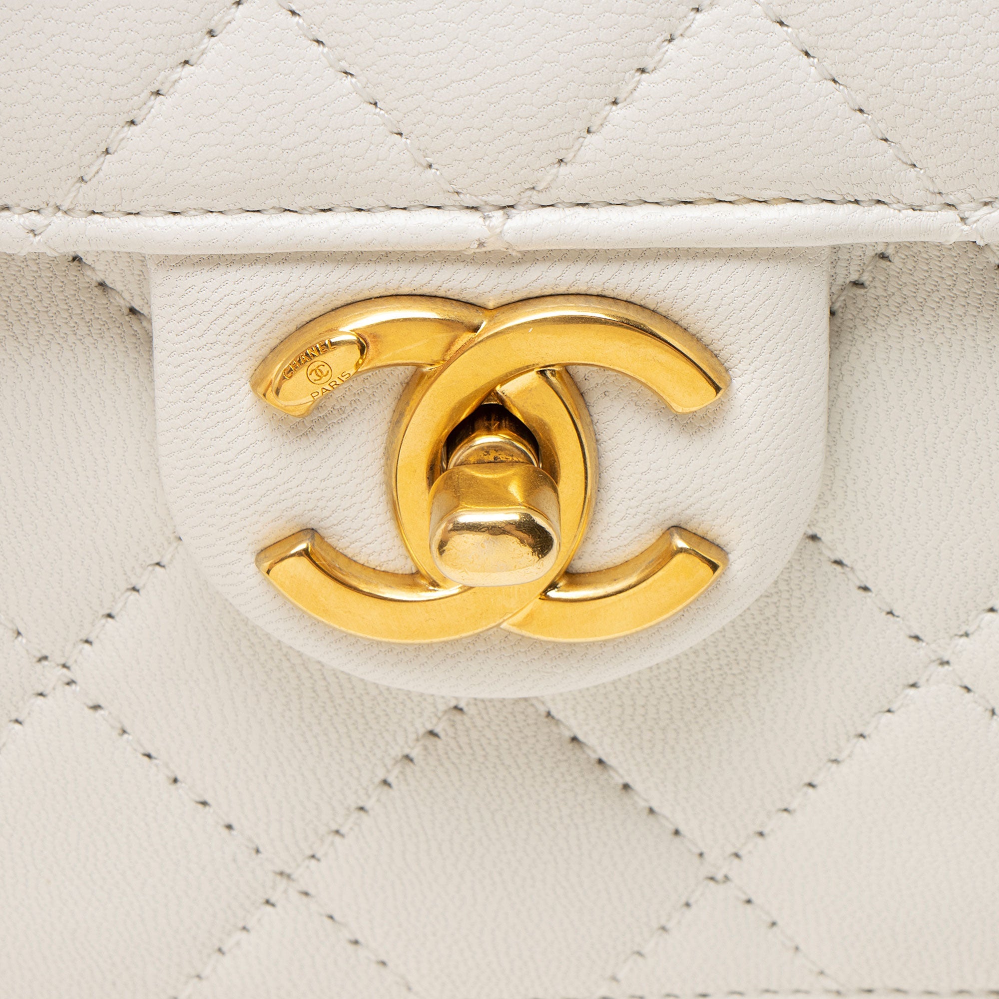 Chanel Lambskin Chic Pearls Small Vertical Flap Bag