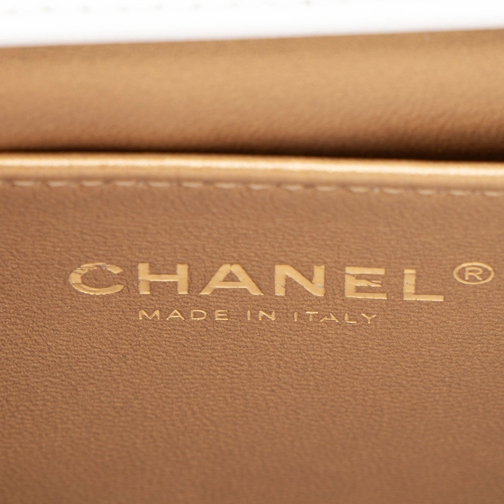 Chanel Lambskin Chic Pearls Small Vertical Flap Bag