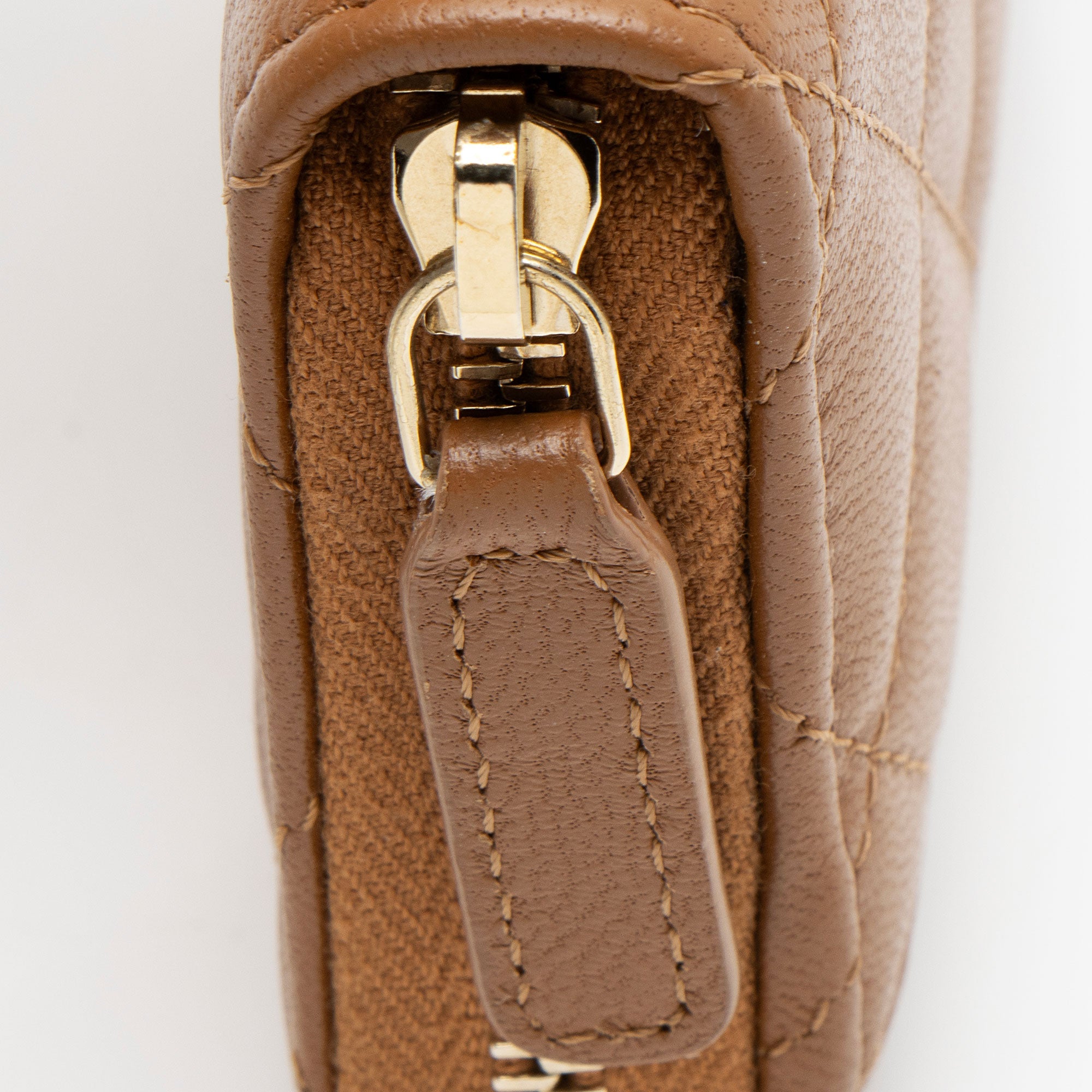 Chanel Lambskin CC Zip Around Coin Purse