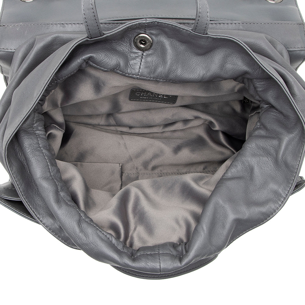 Chanel Lambskin Classic Drawstring Shopper Flap Bag - FINAL SALE (SHF-19322)