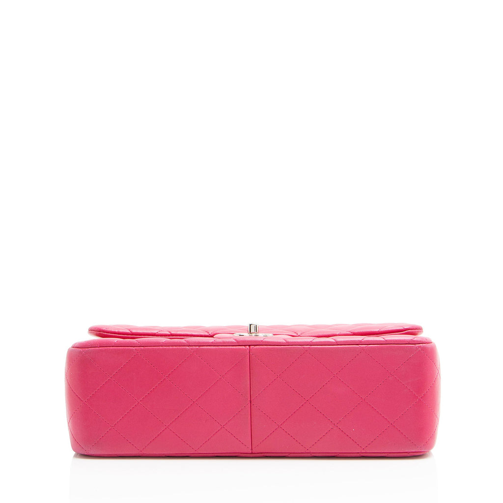 Chanel Lambskin Classic Jumbo Double Flap Bag