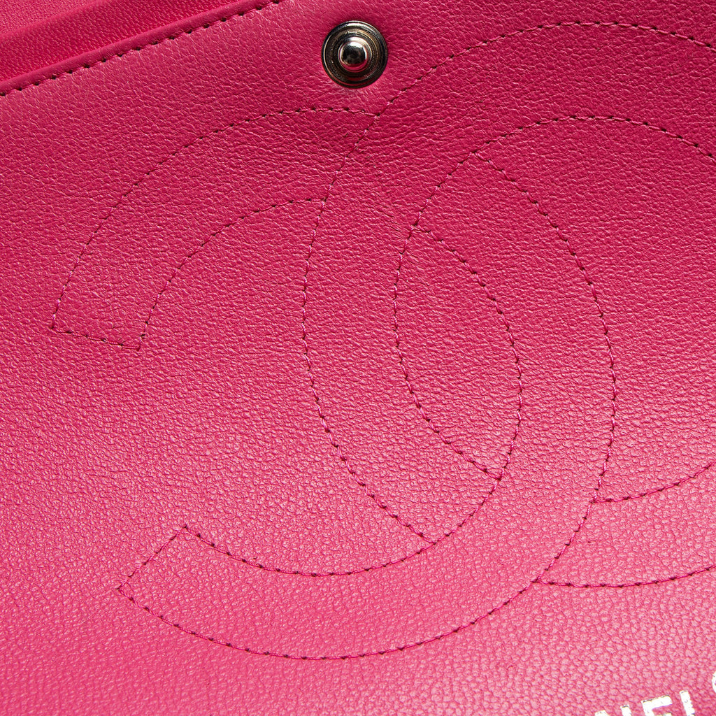 Chanel Lambskin Classic Jumbo Double Flap Bag