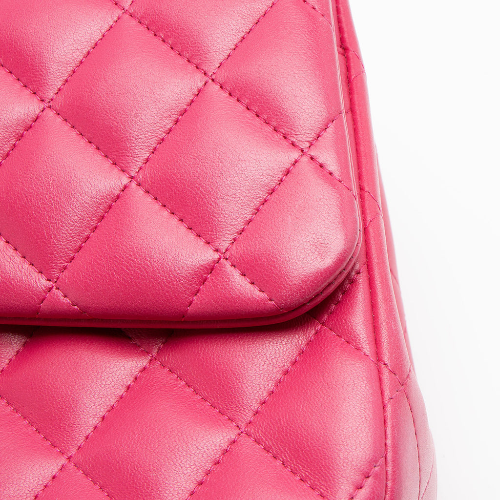 Chanel Lambskin Classic Jumbo Double Flap Bag