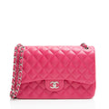 Chanel Lambskin Classic Jumbo Double Flap Bag