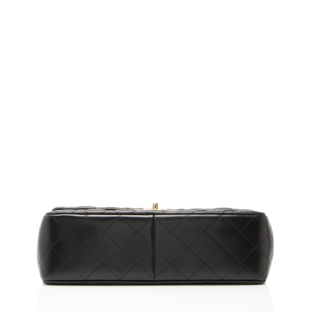 Chanel Lambskin Classic Jumbo Double Flap Bag