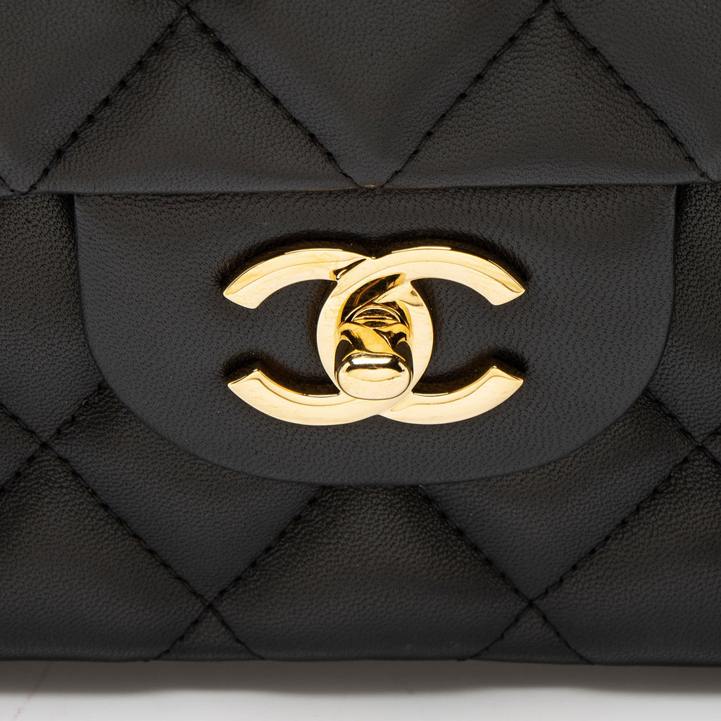 Chanel Lambskin Classic Jumbo Double Flap Bag