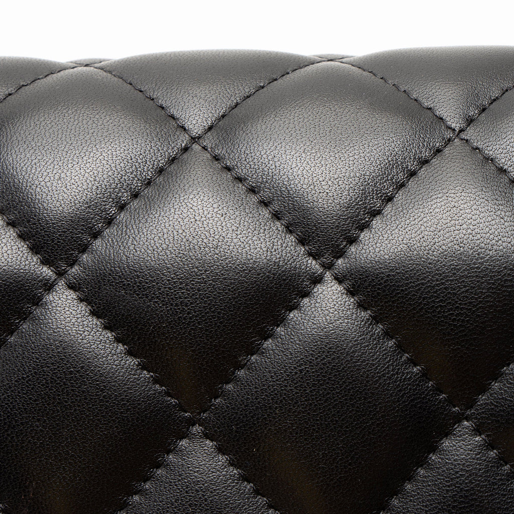 Chanel Lambskin Classic Jumbo Double Flap Bag