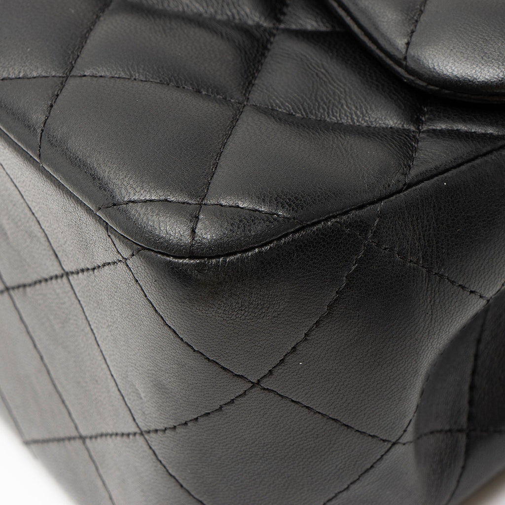 Chanel Lambskin Classic Jumbo Double Flap Bag