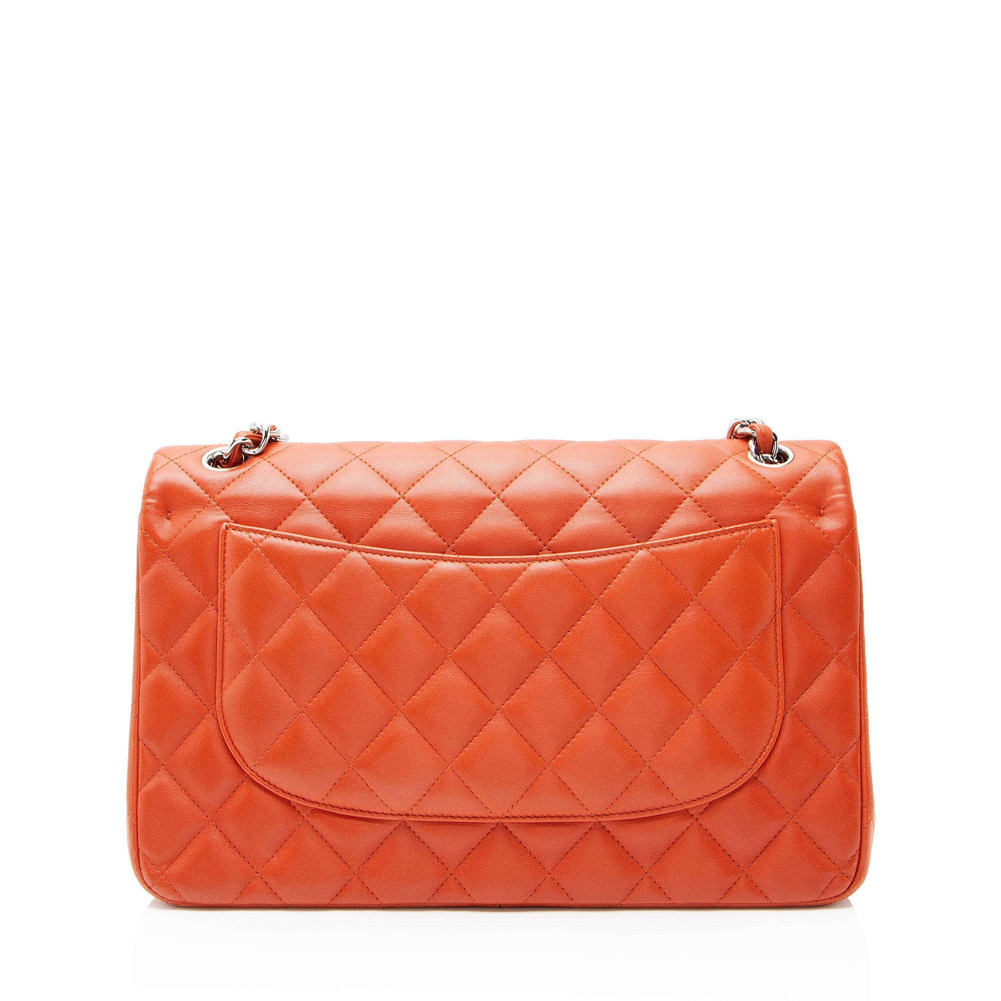 Chanel Lambskin Classic Jumbo Double Flap Bag