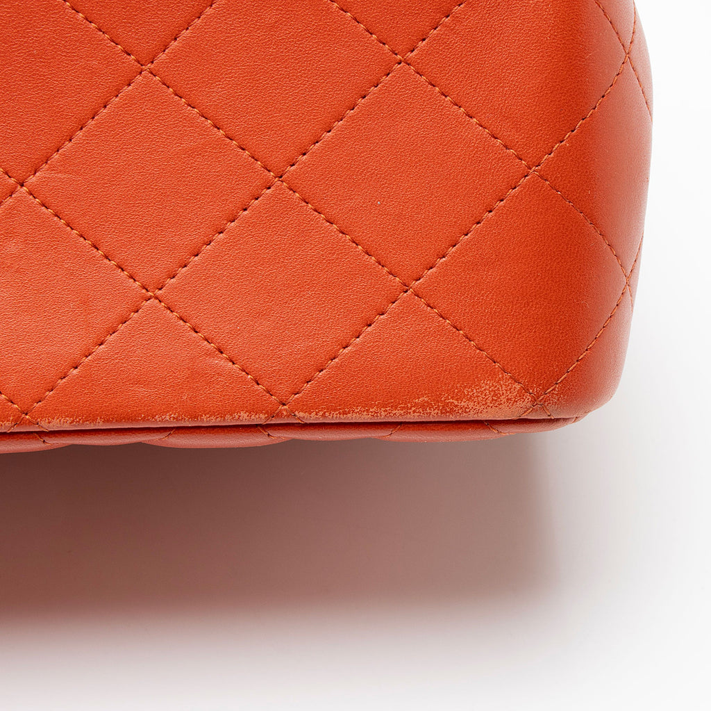 Chanel Lambskin Classic Jumbo Double Flap Bag