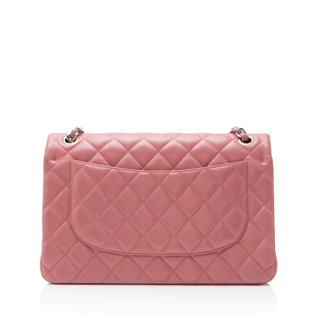 Chanel Lambskin Classic Jumbo Double Flap Bag