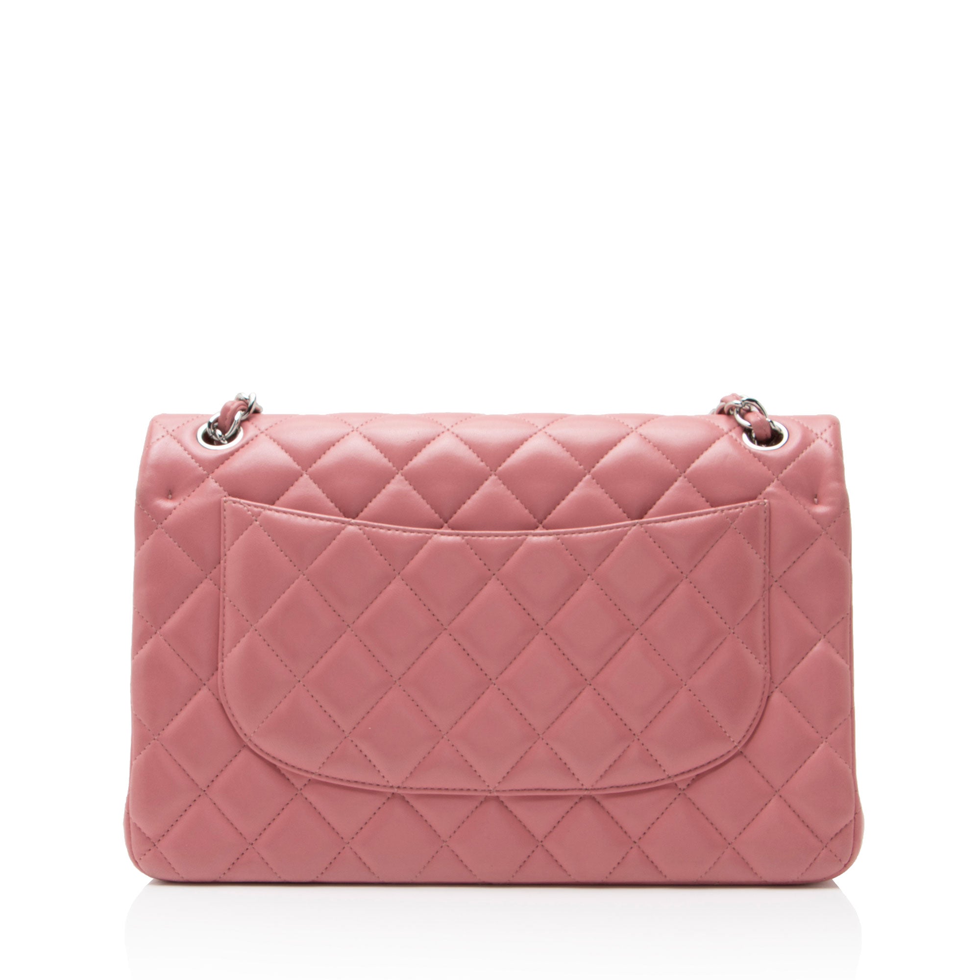 Chanel Lambskin Classic Jumbo Double Flap Bag