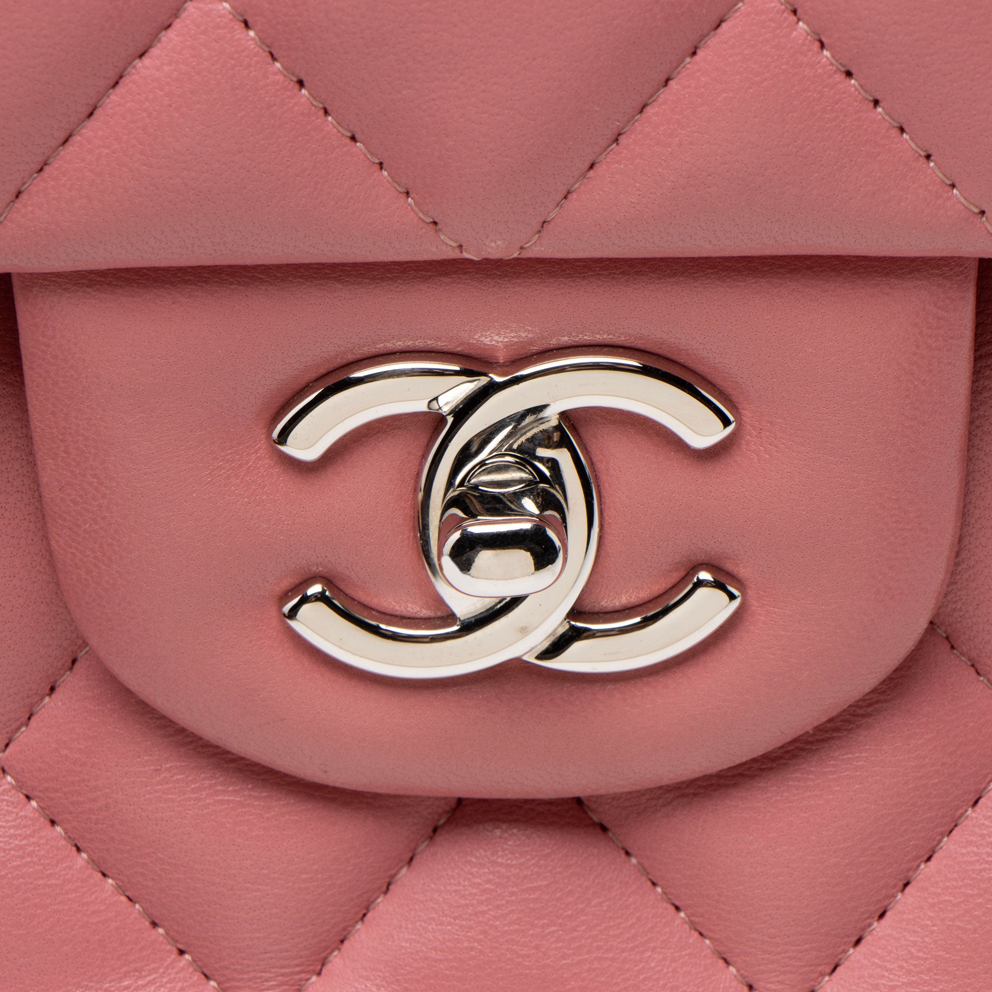 Chanel Lambskin Classic Jumbo Double Flap Bag