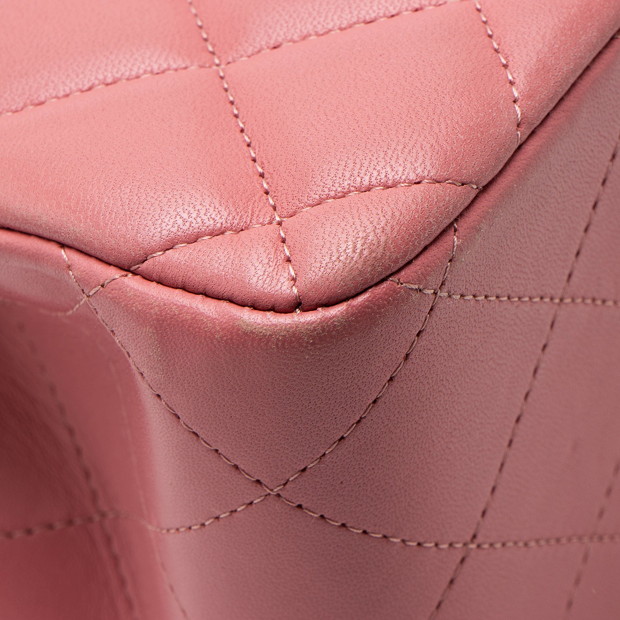 Chanel Lambskin Classic Jumbo Double Flap Bag