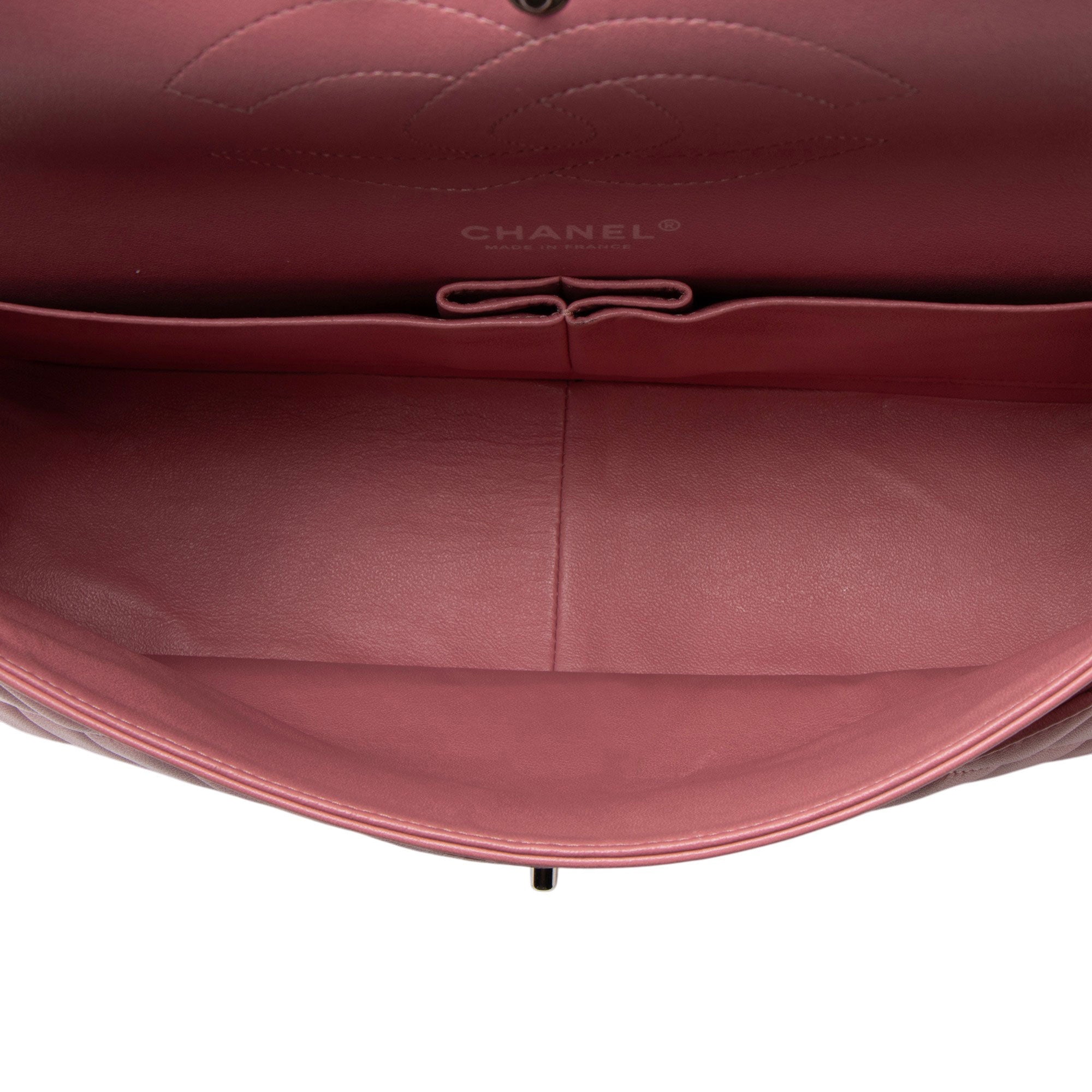 Chanel Lambskin Classic Jumbo Double Flap Bag