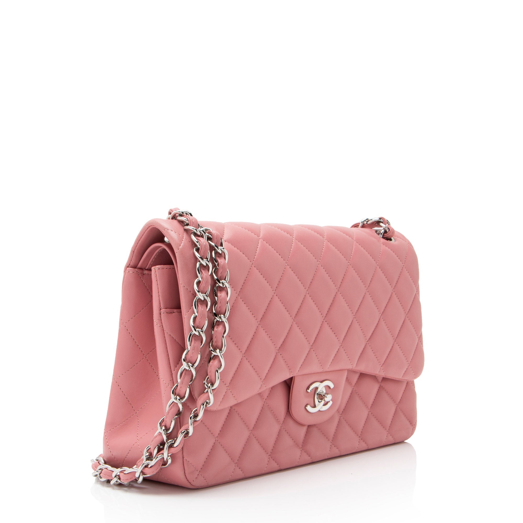 Chanel Lambskin Classic Jumbo Double Flap Bag