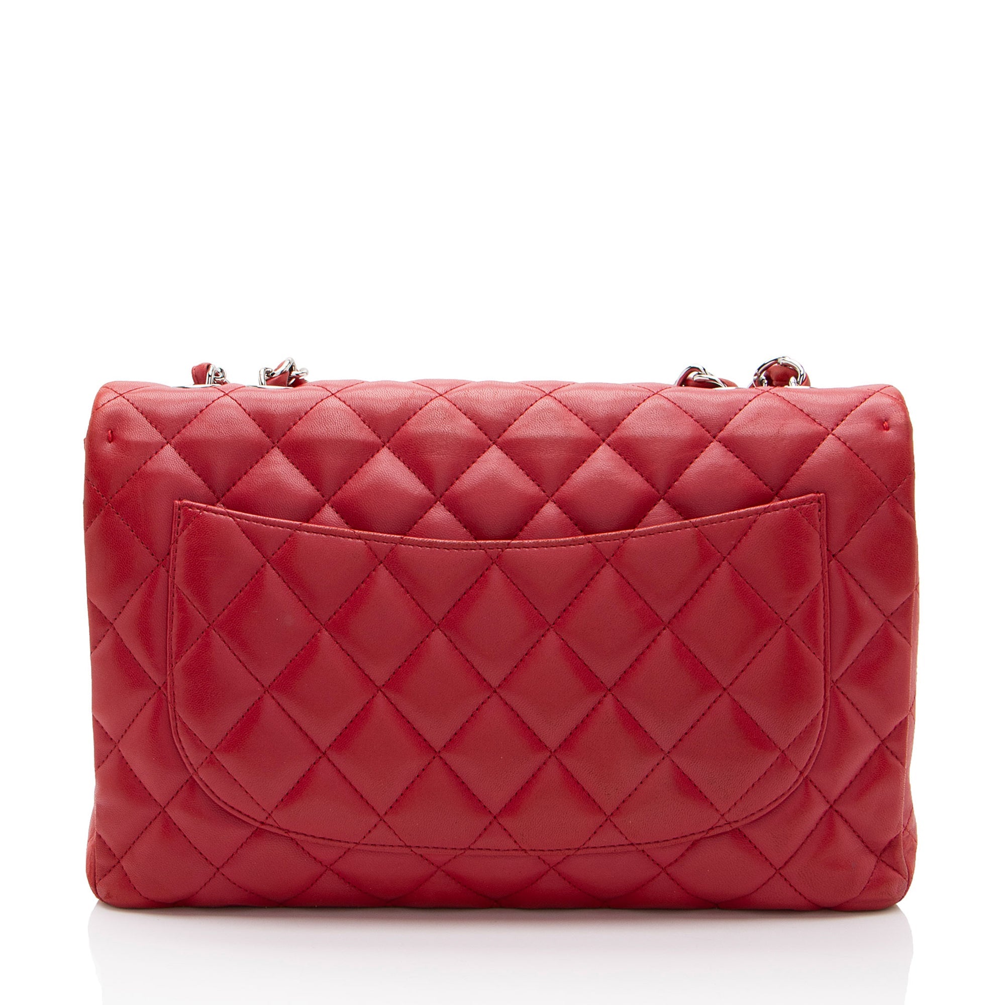 Chanel Lambskin Classic Jumbo Single Flap Bag