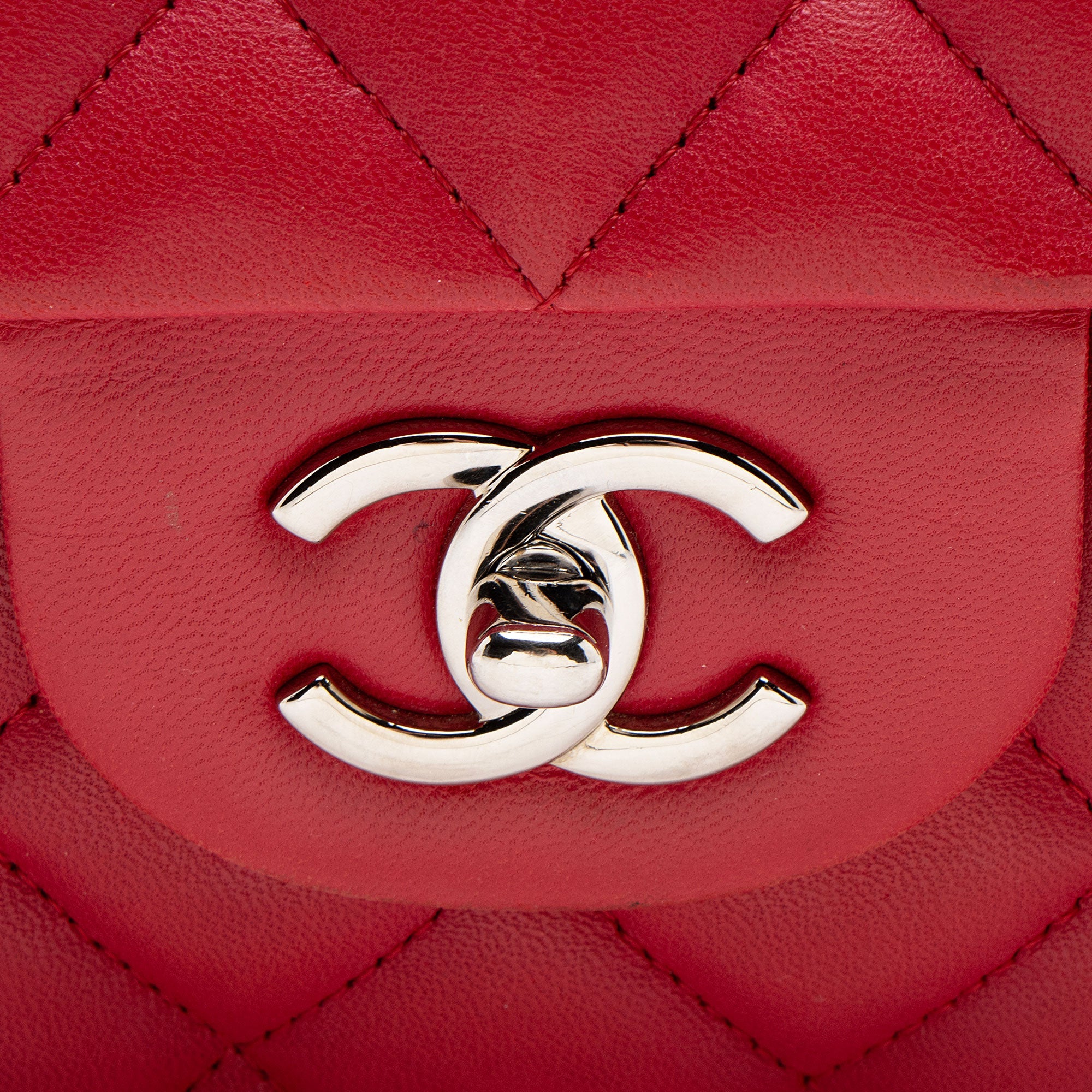 Chanel Lambskin Classic Jumbo Single Flap Bag