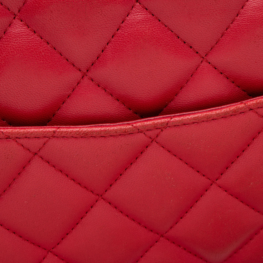 Chanel Lambskin Classic Jumbo Single Flap Bag