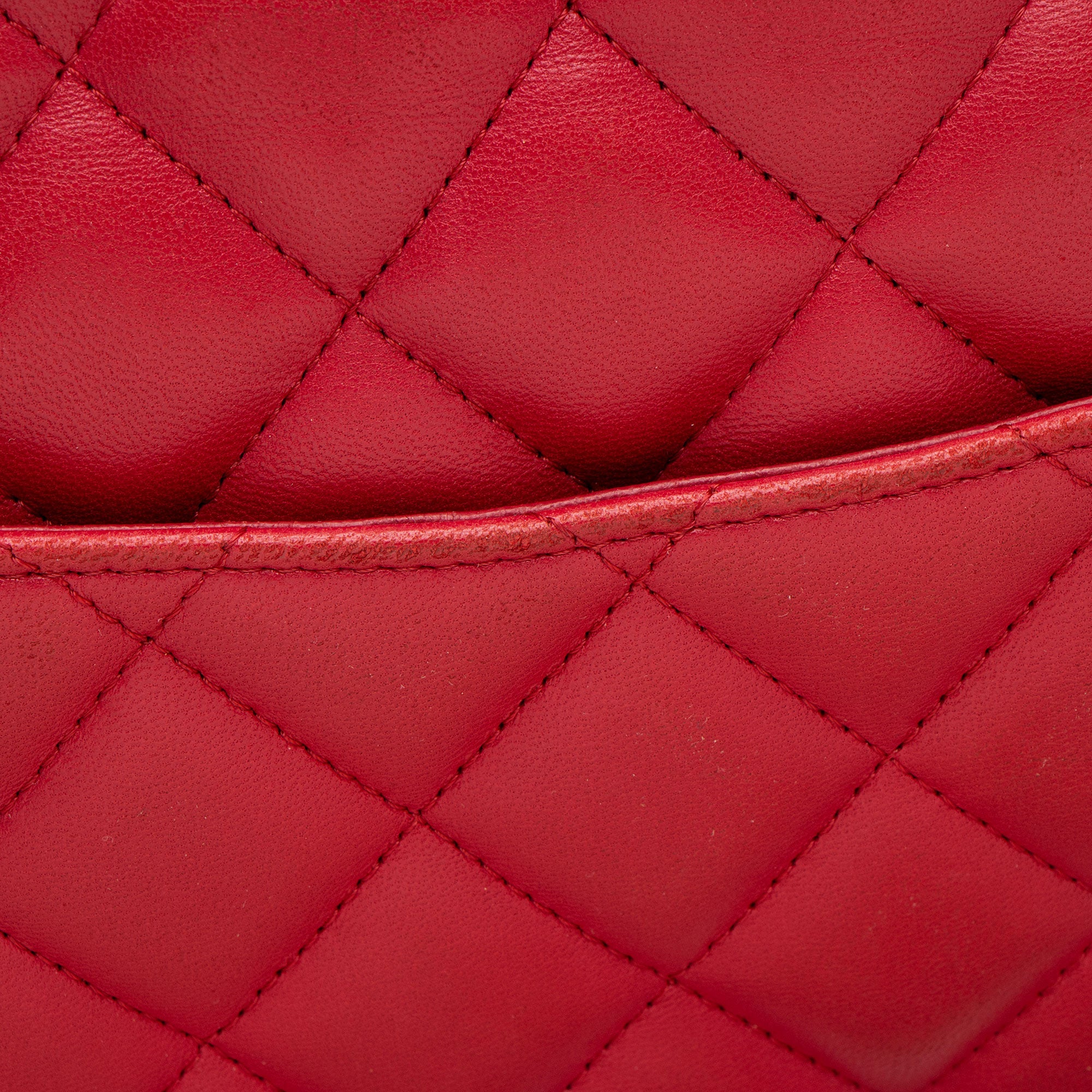 Chanel Lambskin Classic Jumbo Single Flap Bag