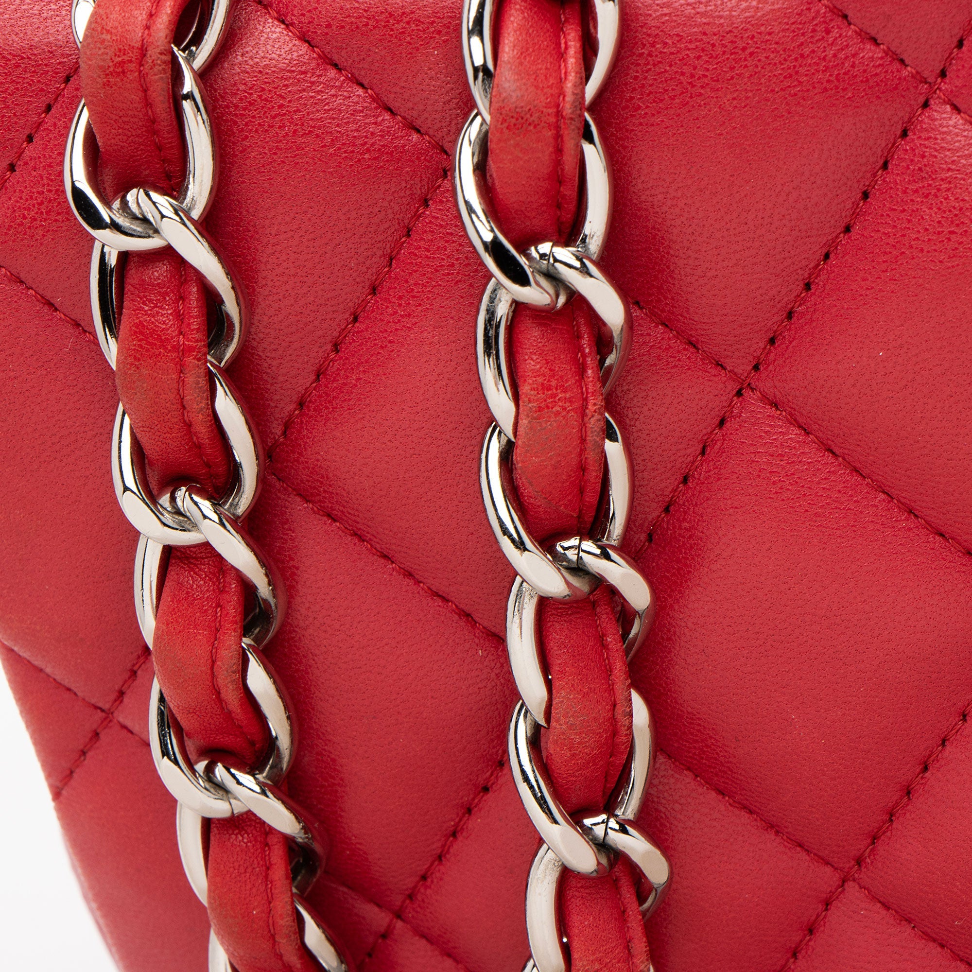Chanel Lambskin Classic Jumbo Single Flap Bag