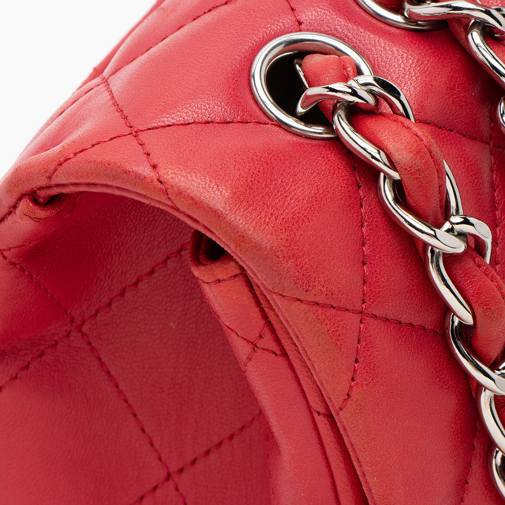 Chanel Lambskin Classic Jumbo Single Flap Bag
