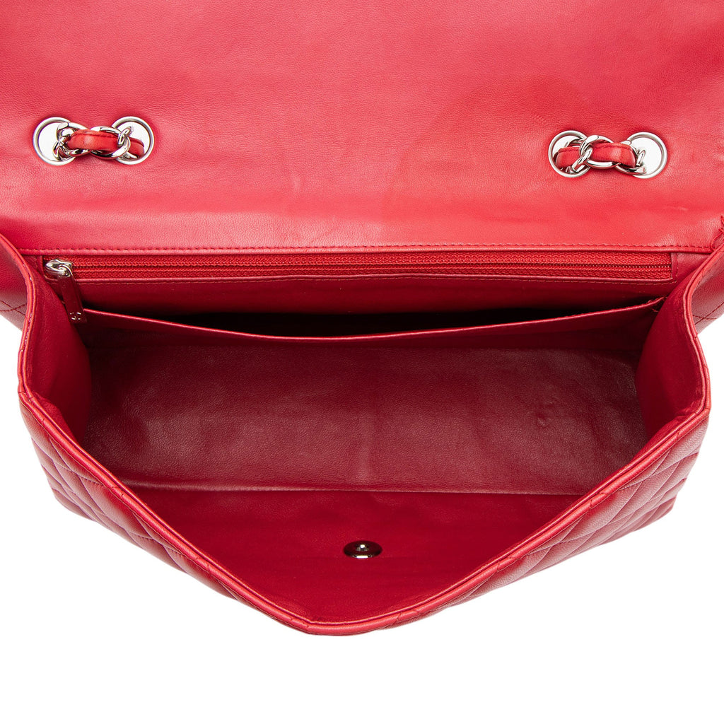 Chanel Lambskin Classic Jumbo Single Flap Bag