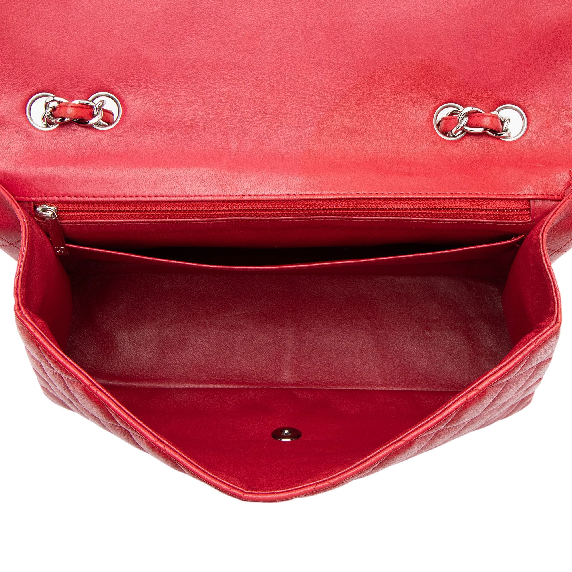 Chanel Lambskin Classic Jumbo Single Flap Bag