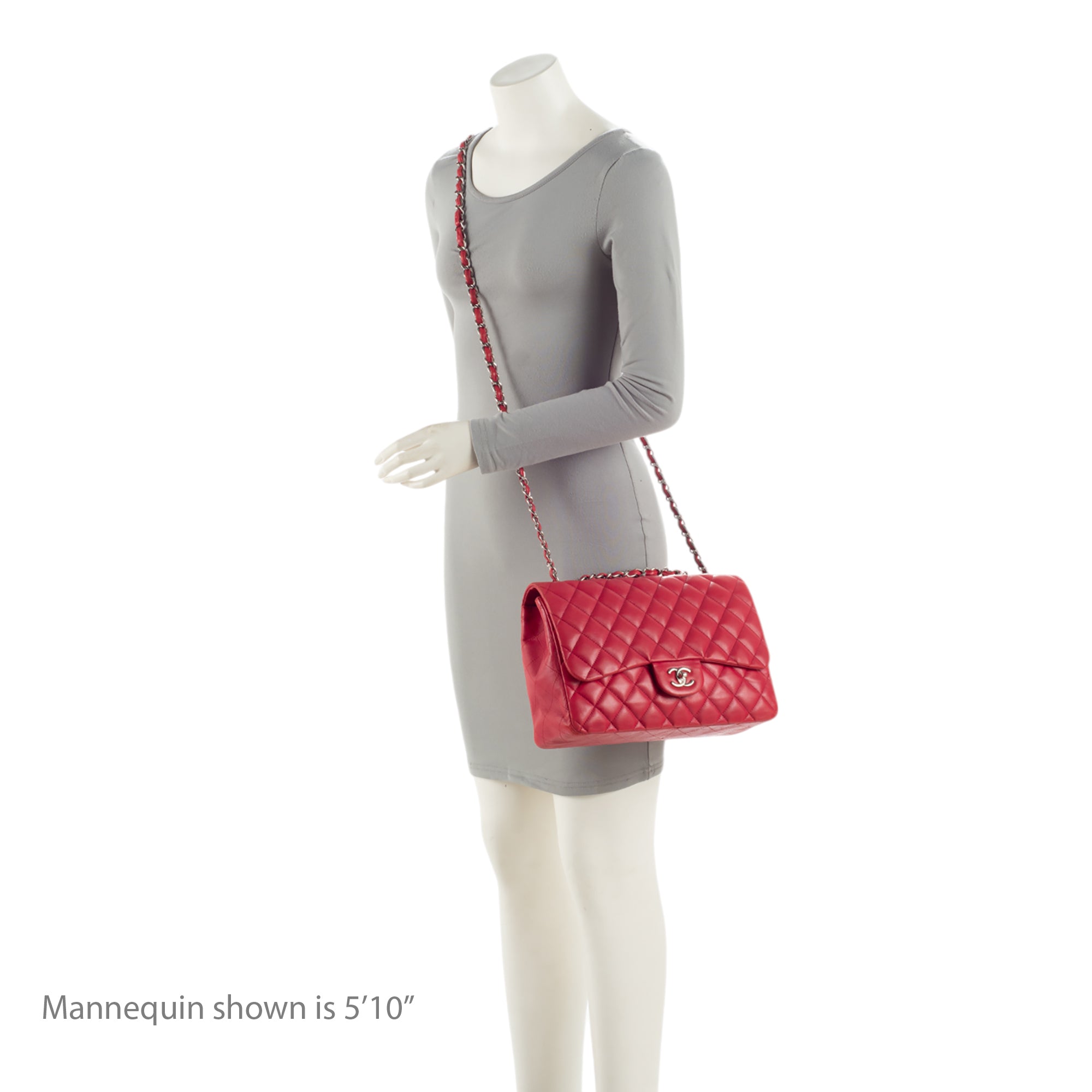 Chanel Lambskin Classic Jumbo Single Flap Bag