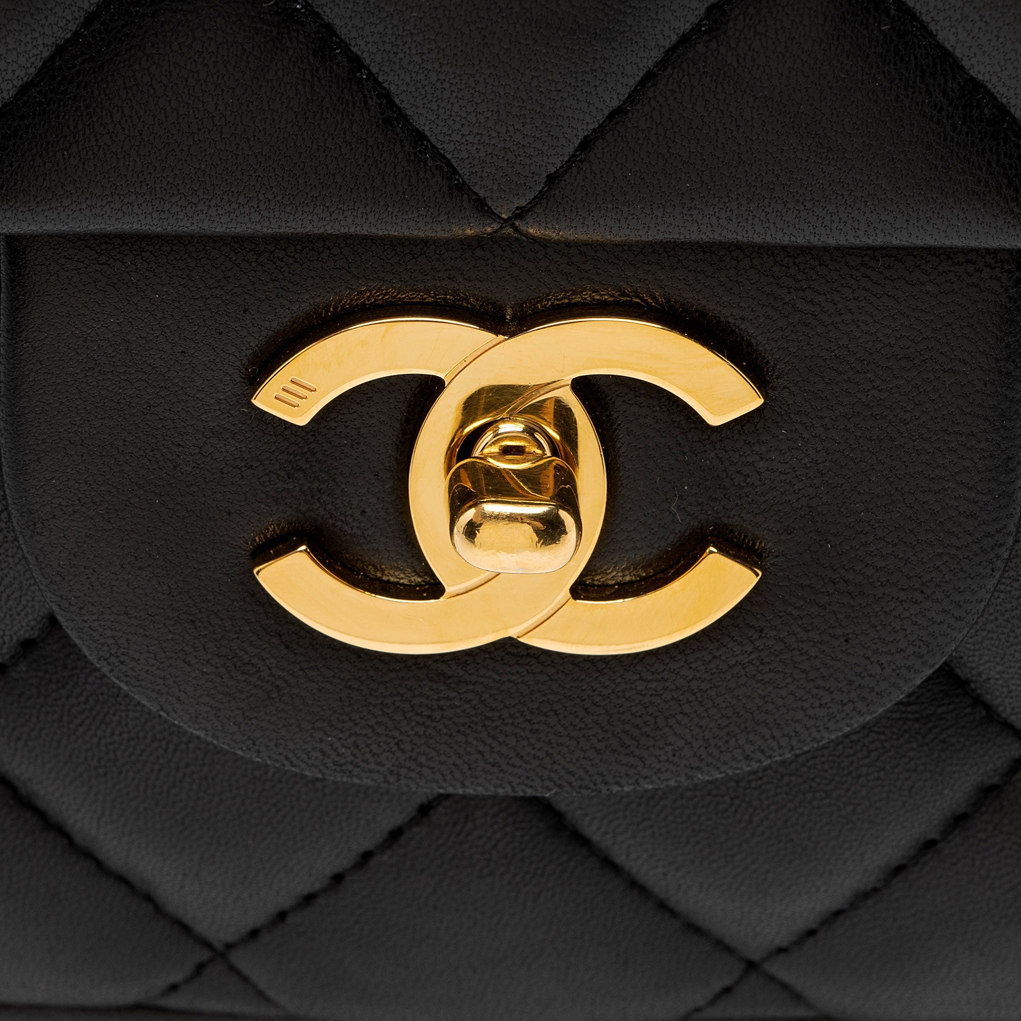 Chanel Lambskin Classic Jumbo Single Flap Bag