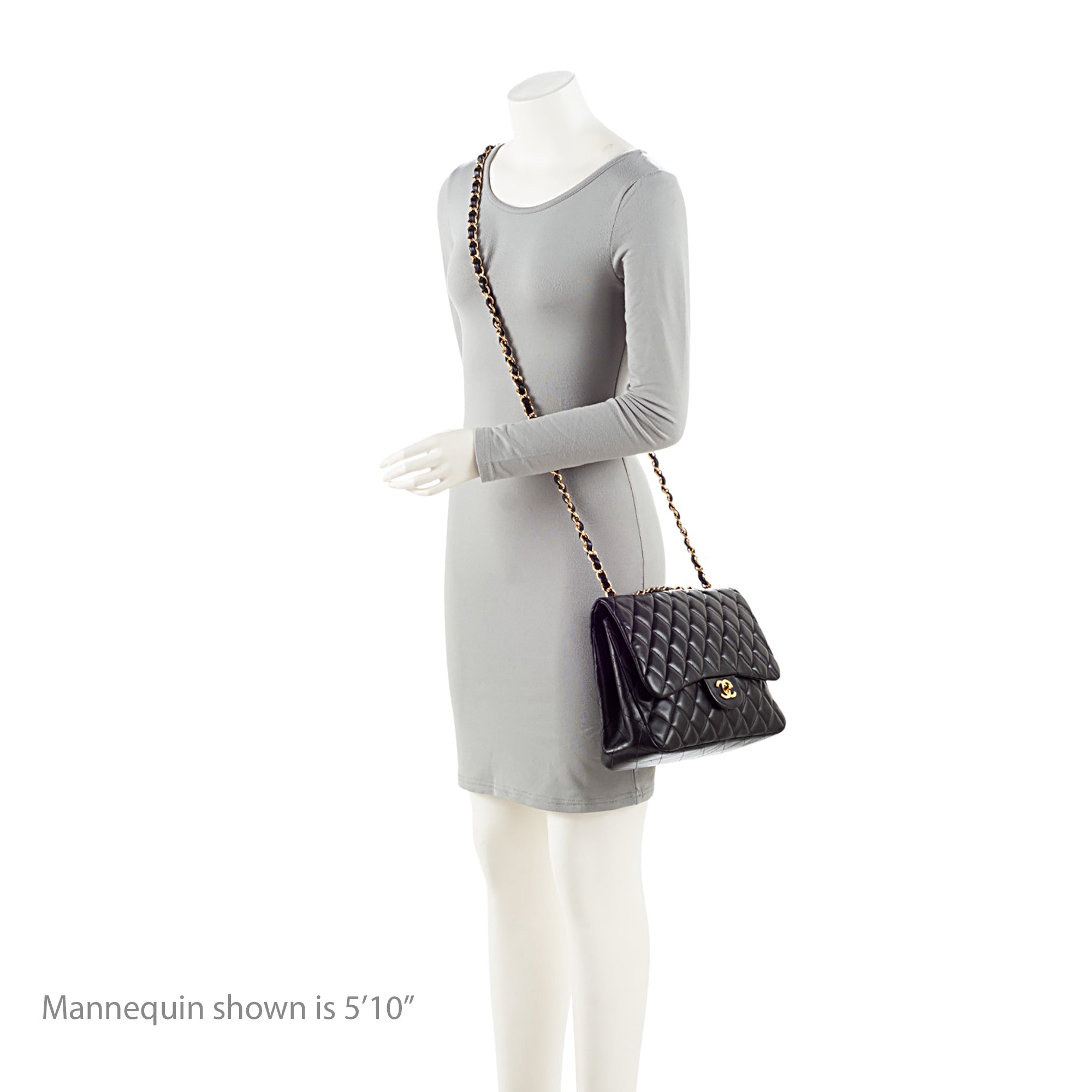 Chanel Lambskin Classic Jumbo Single Flap Bag