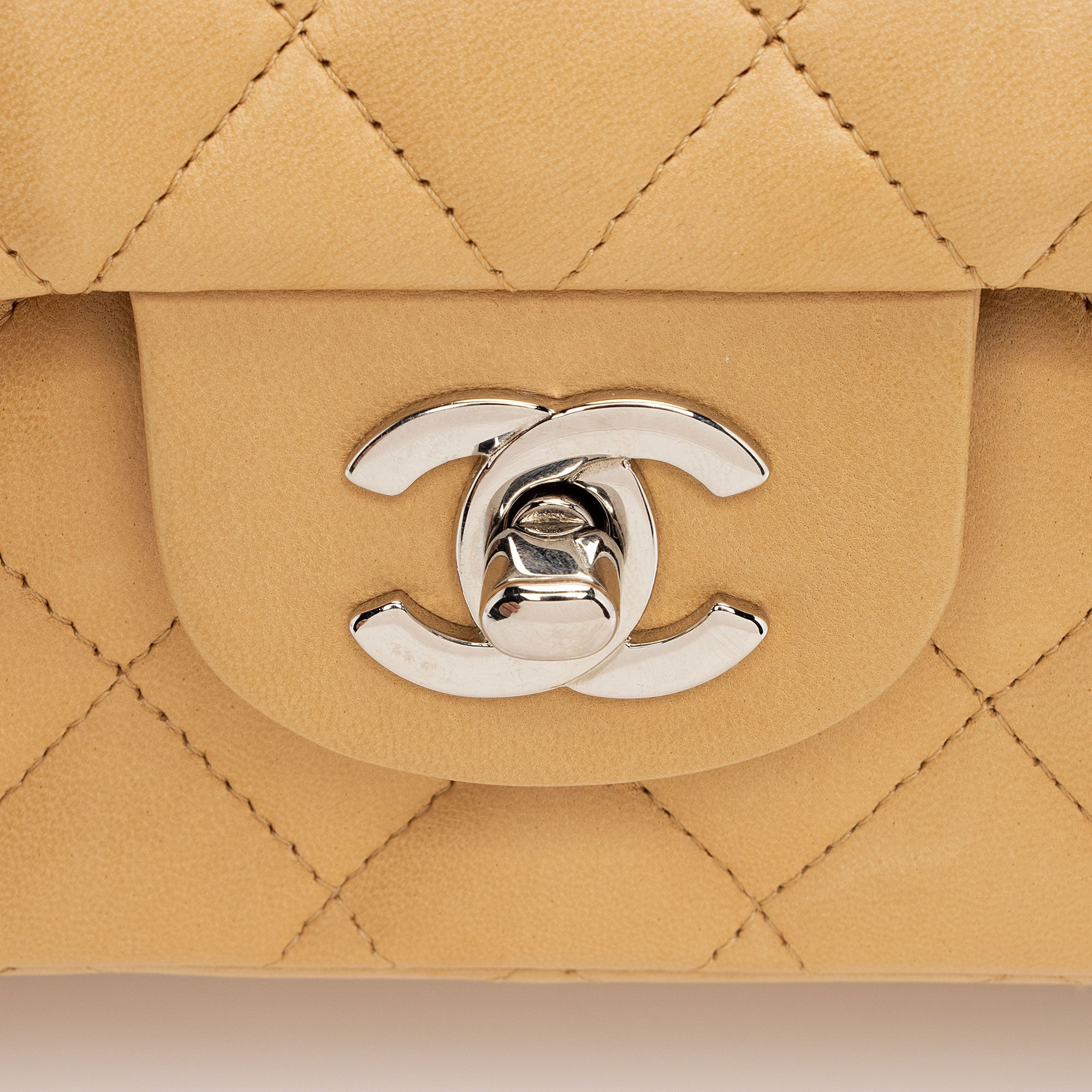 Chanel Lambskin Classic Medium Double Flap Bag