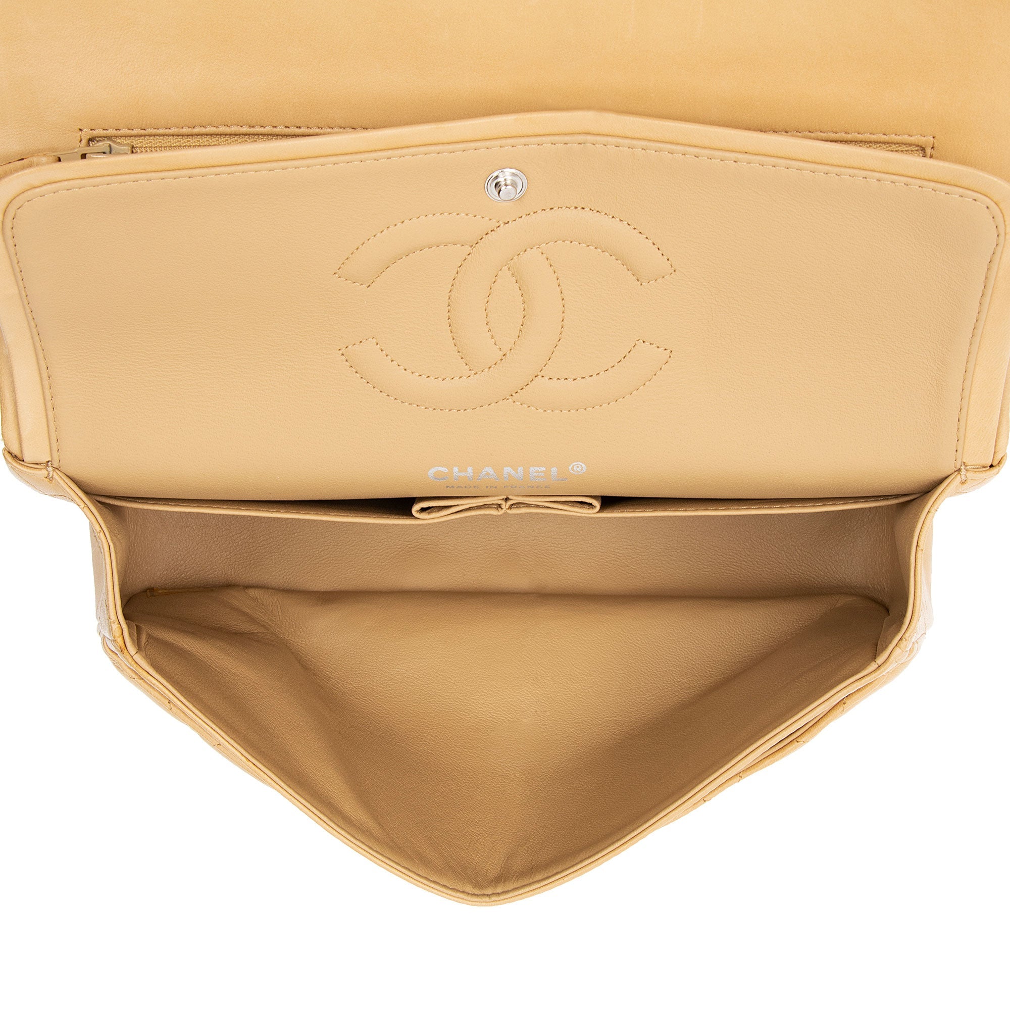 Chanel Lambskin Classic Medium Double Flap Bag