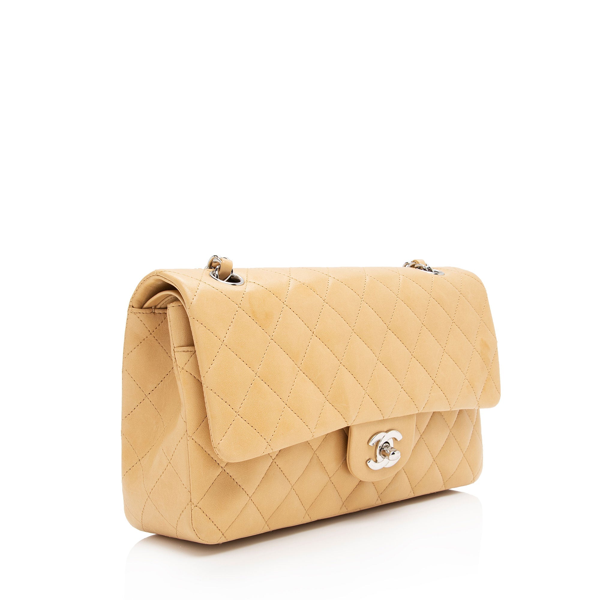 Chanel Lambskin Classic Medium Double Flap Bag