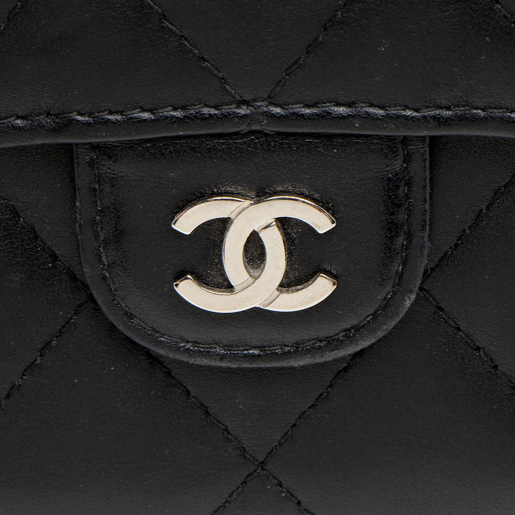 Chanel Lambskin Classic Small Flap Wallet
