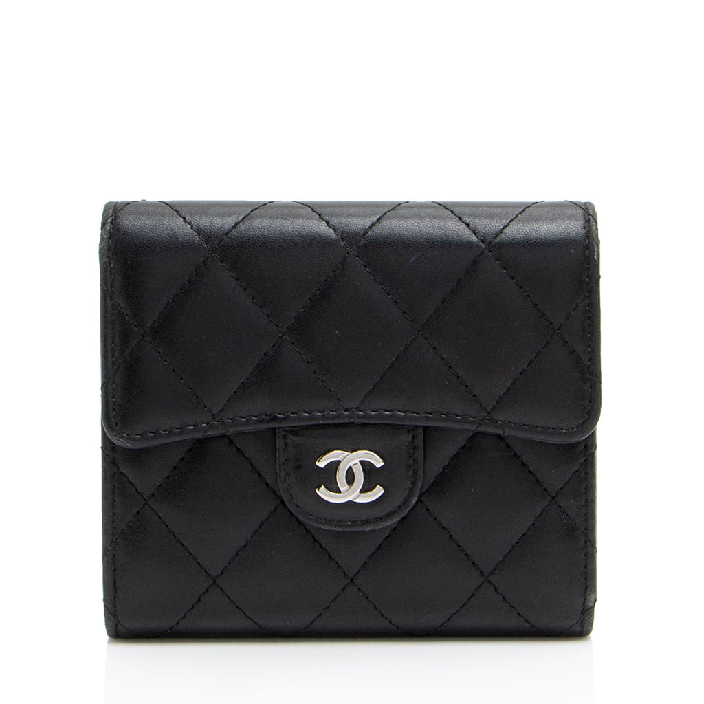 Chanel Lambskin Classic Small Flap Wallet