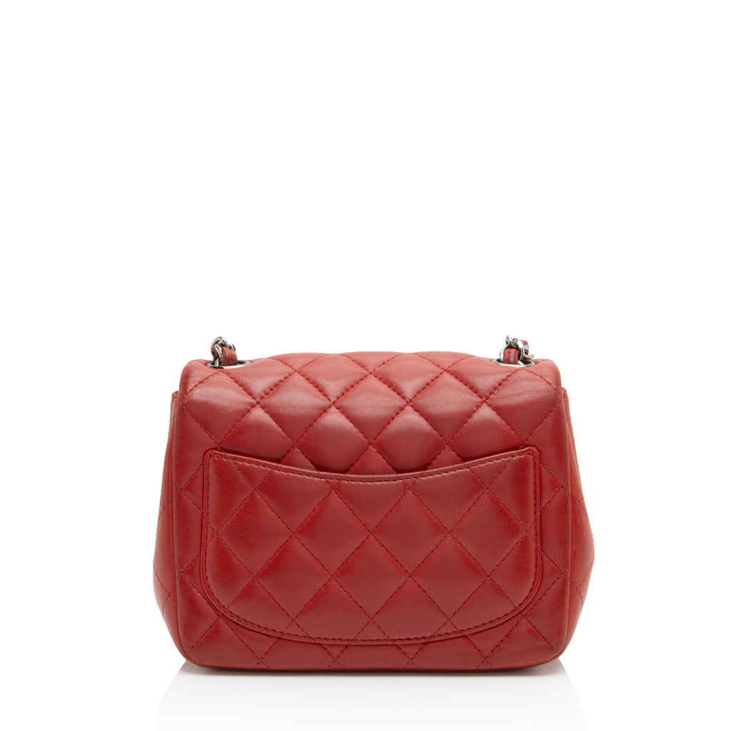 Chanel Lambskin Classic Square Extra Mini Flap Bag