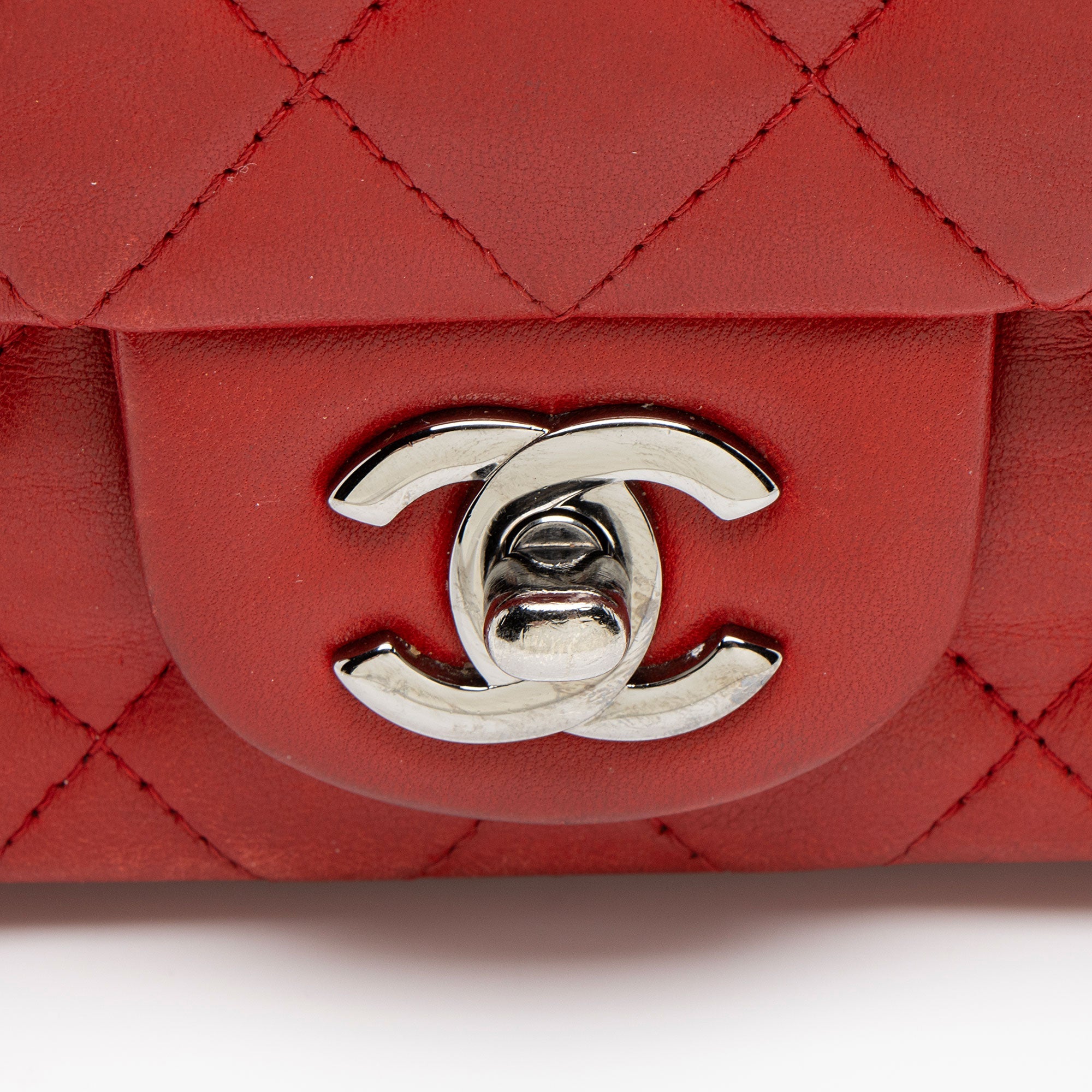 Chanel Lambskin Classic Square Extra Mini Flap Bag