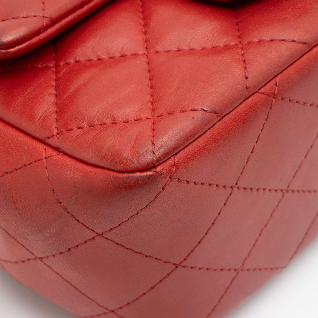Chanel Lambskin Classic Square Extra Mini Flap Bag