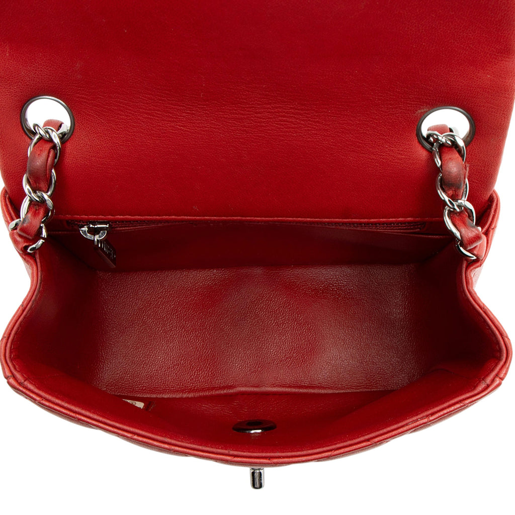 Chanel Lambskin Classic Square Extra Mini Flap Bag
