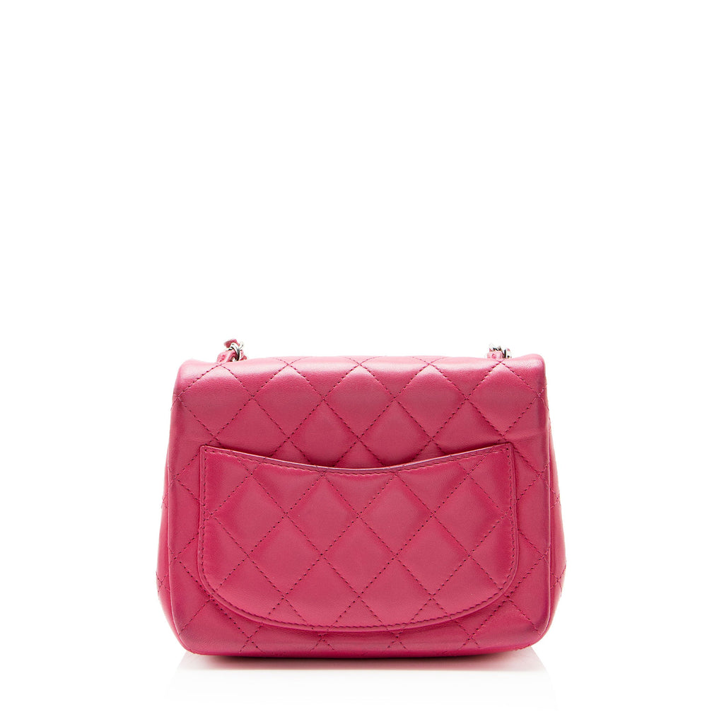 Chanel Lambskin Classic Square Mini Flap Bag