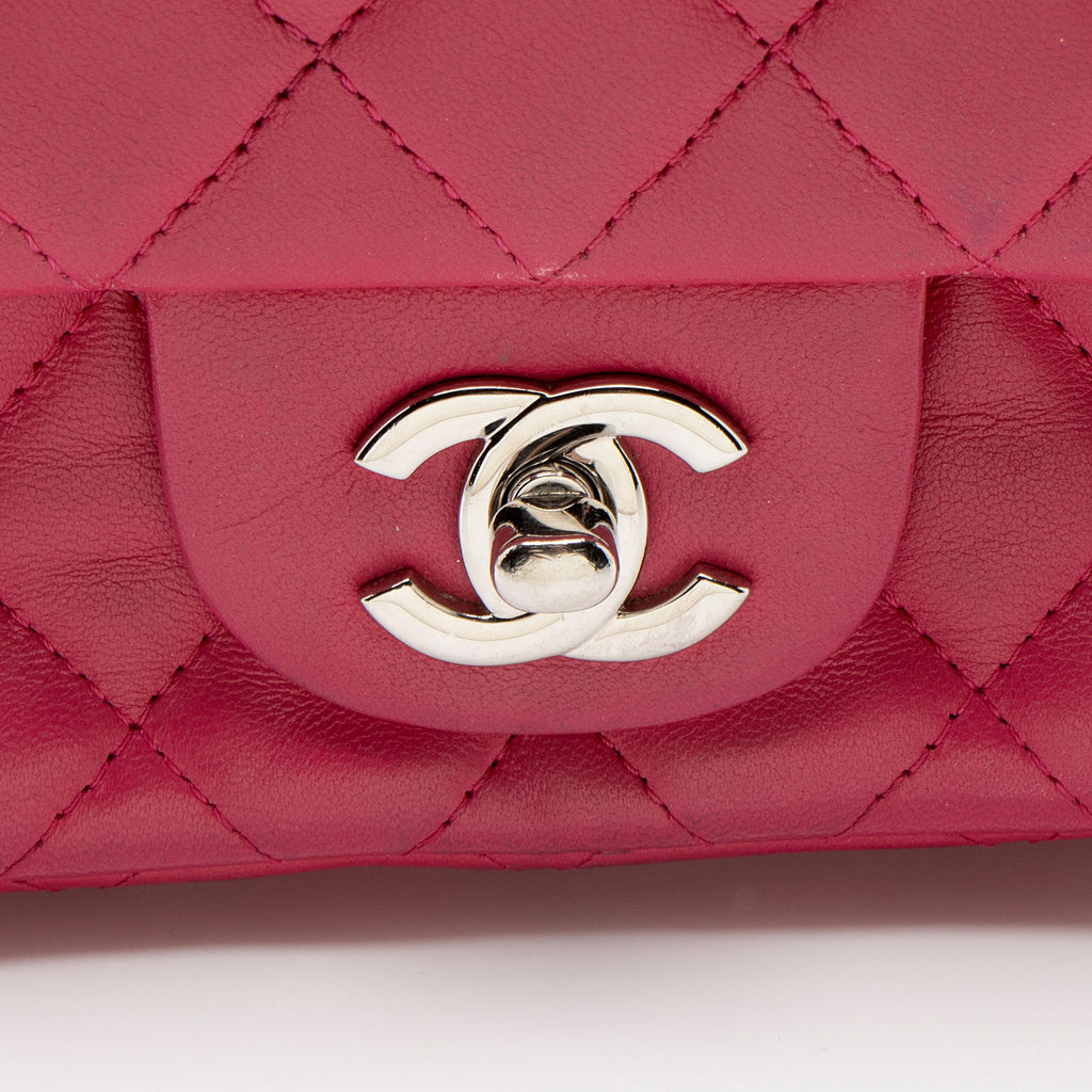 Chanel Lambskin Classic Square Mini Flap Bag