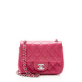 Chanel Lambskin Classic Square Mini Flap Bag