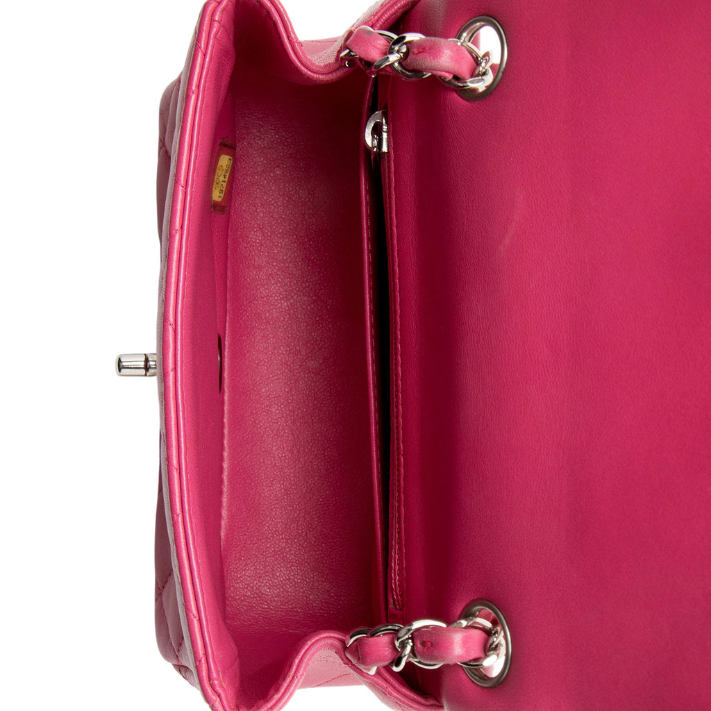 Chanel Lambskin Classic Square Mini Flap Bag