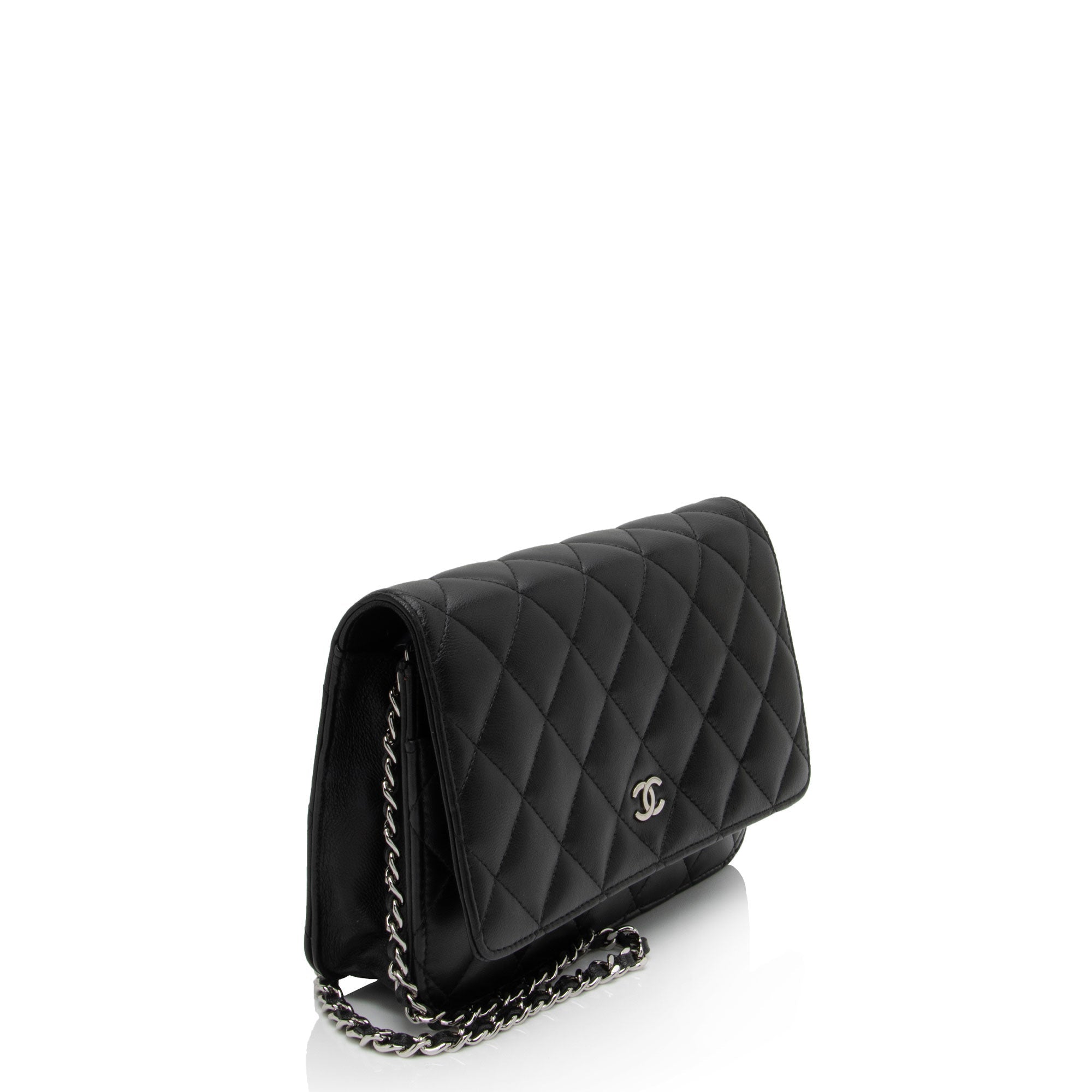 Chanel Lambskin Classic Wallet on Chain (SHF-zqvIju)