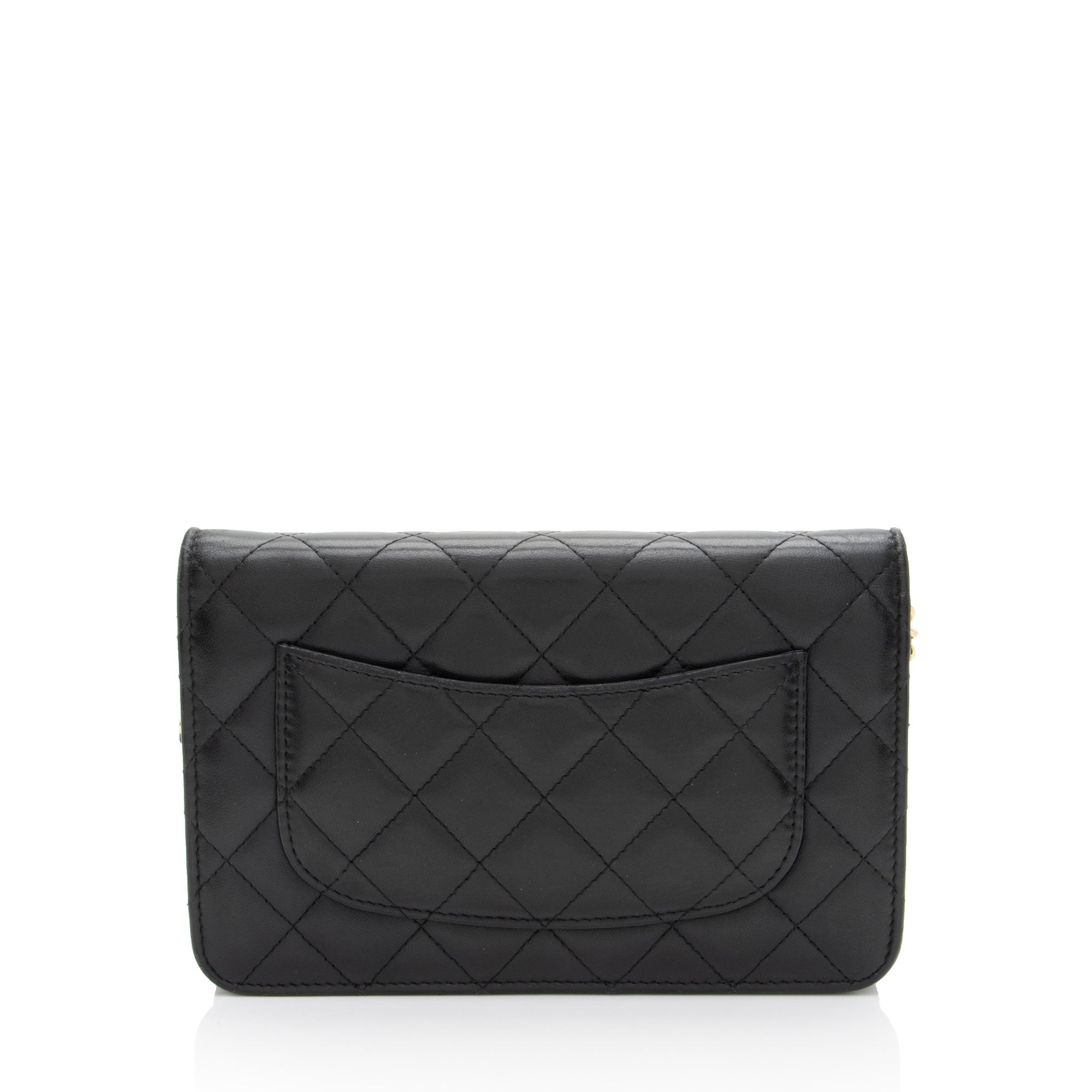 Chanel Lambskin Classic Wallet on Chain