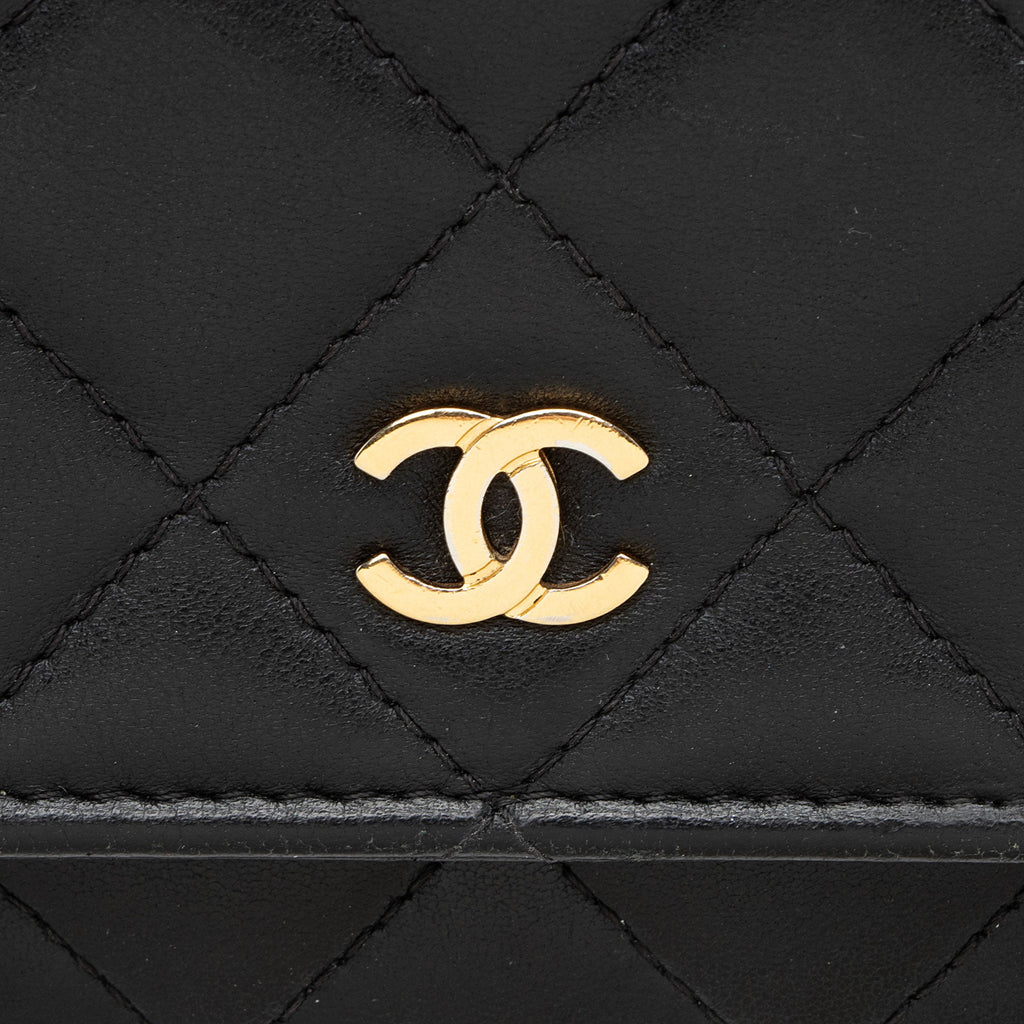 Chanel Lambskin Classic Wallet on Chain