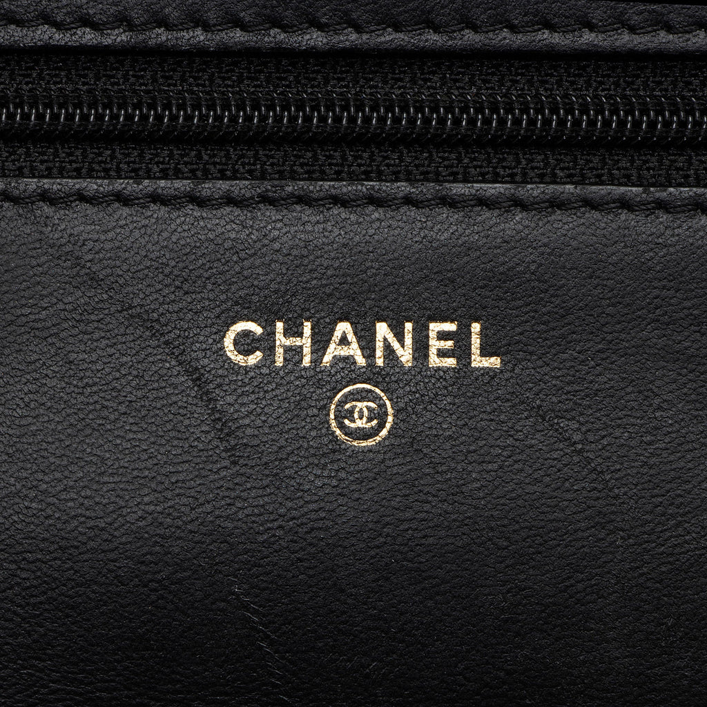 Chanel Lambskin Classic Wallet on Chain